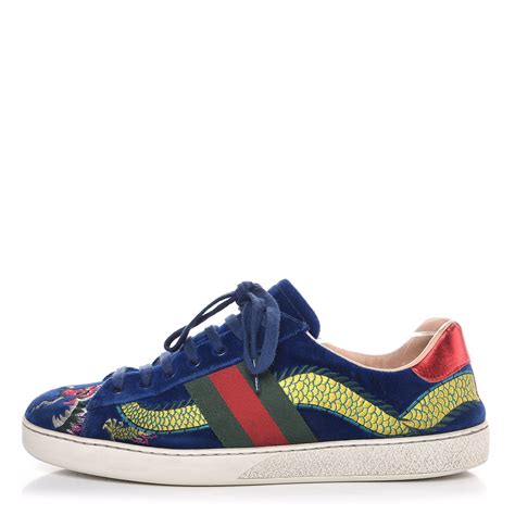 gucci dragon shoes loafers|gucci blue velvet dragon shoes.